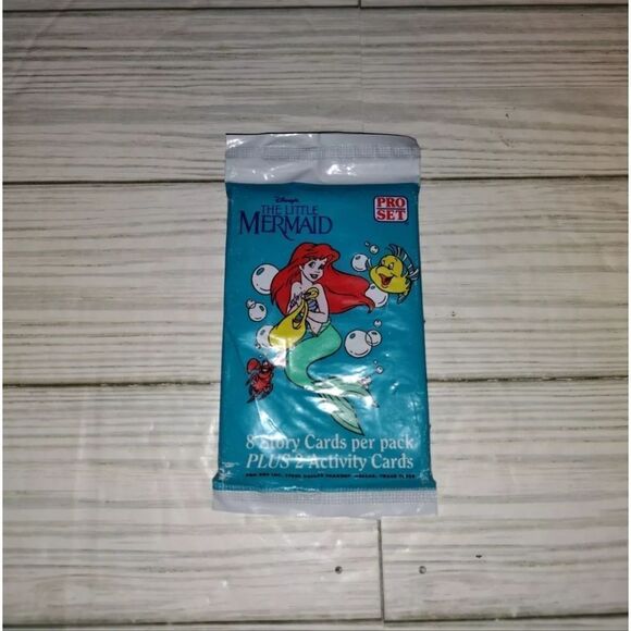 Vintage Disney "The Little Mermaid" Story Trading Cards Pro Set 1991 NEW - Picture 3 of 8